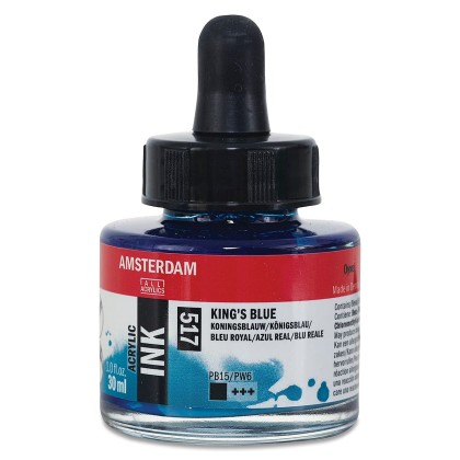 Amsterdam : Akrilik Mürekkep : 30 ml : King's Blue
