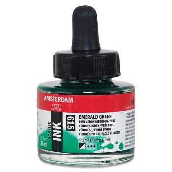 Amsterdam : Akrilik Mürekkep : 30 ml : Emerald Green