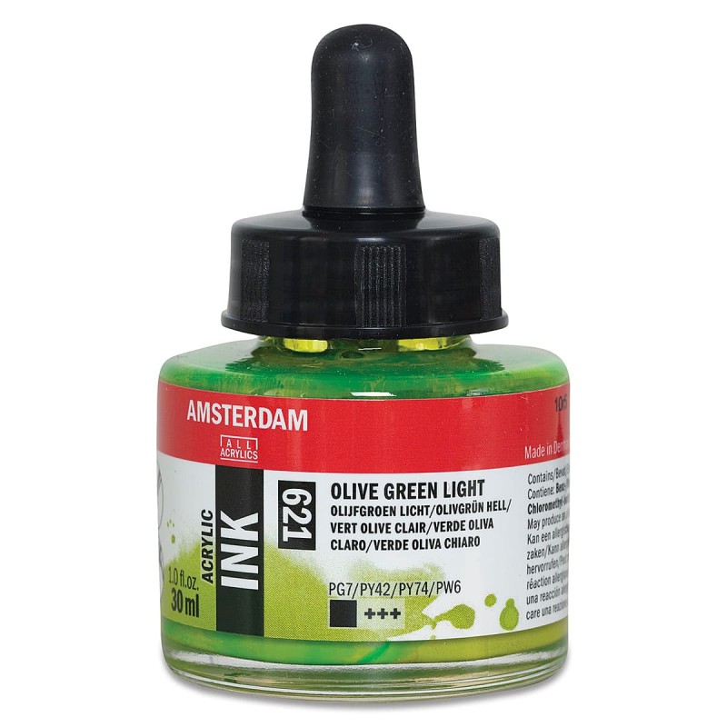 Amsterdam : Akrilik Mürekkep : 30 ml : Olive Green Light