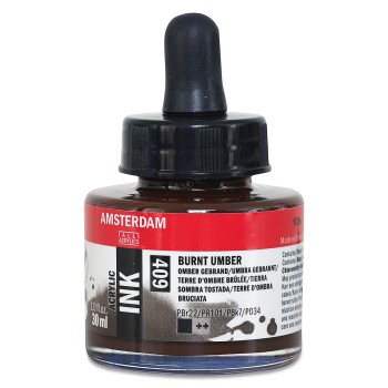 Amsterdam : Akrilik Mürekkep : 30 ml : Burnt Umber