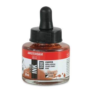 Amsterdam : Akrilik Mürekkep : 30 ml : Copper
