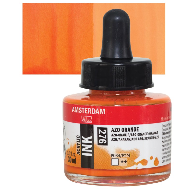 Amsterdam : Akrilik Mürekkep : 30 ml : Azo Orange