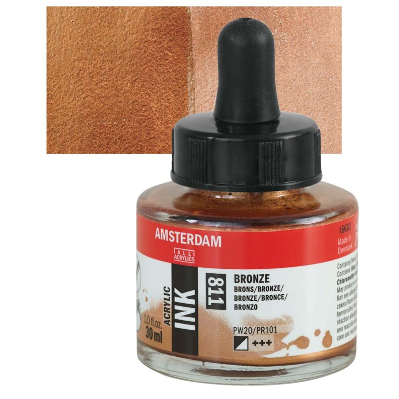 Amsterdam : Akrilik Mürekkep : 30 ml : Bronze