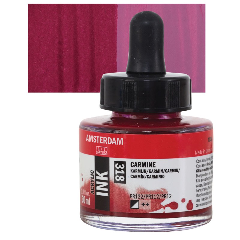 Amsterdam : Akrilik Mürekkep : 30 ml : Carmine