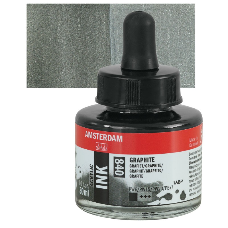 Amsterdam : Akrilik Mürekkep : 30 ml : Graphite