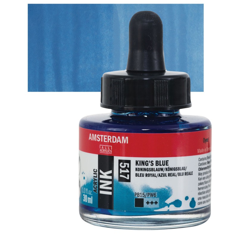 Amsterdam : Akrilik Mürekkep : 30 ml : King's Blue