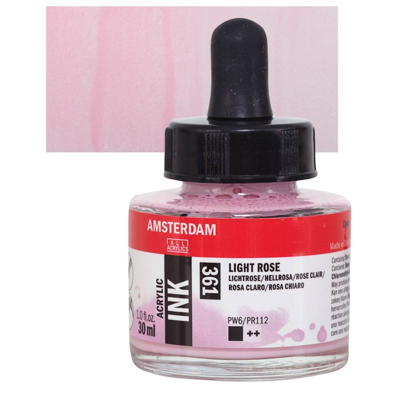Amsterdam : Akrilik Mürekkep : 30 ml : Light Rose