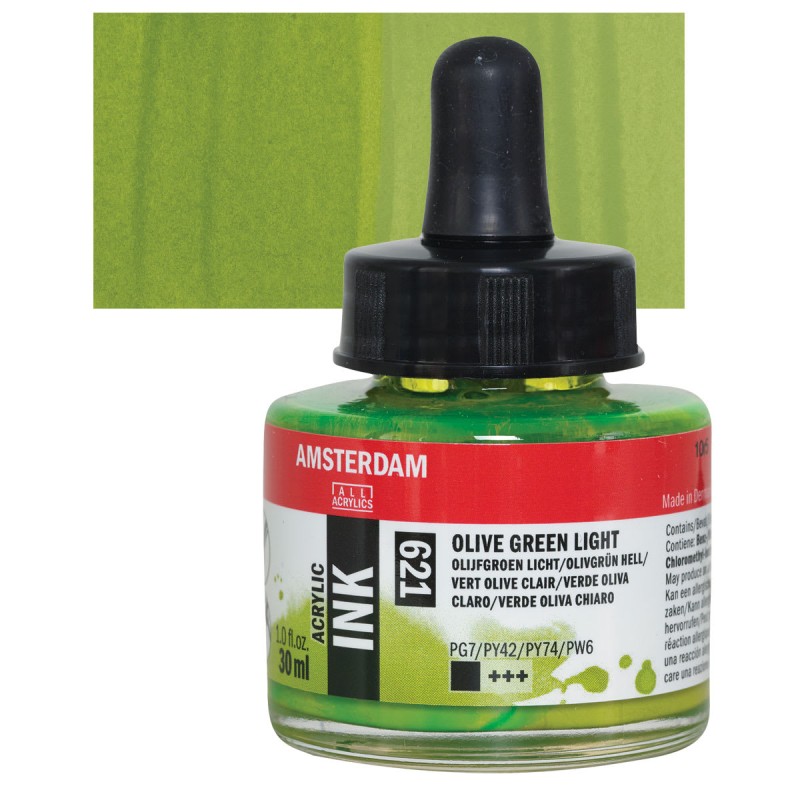 Amsterdam : Akrilik Mürekkep : 30 ml : Olive Green Light