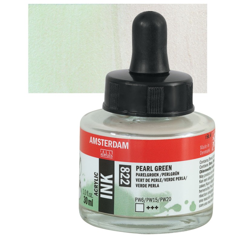 Amsterdam : Akrilik Mürekkep : 30 ml : Pearl Green