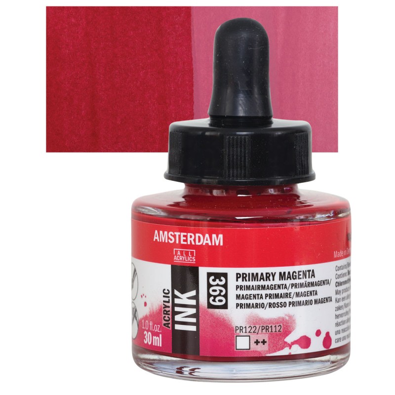 Amsterdam : Akrilik Mürekkep : 30 ml : Primary Magenta
