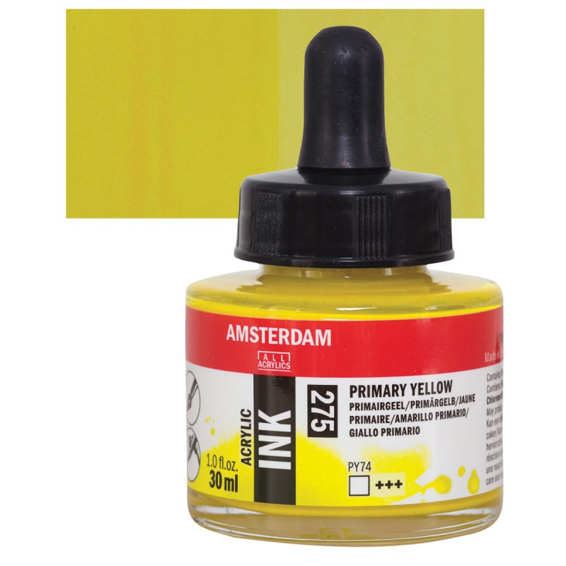 Amsterdam : Akrilik Mürekkep : 30 ml : Primary Yellow