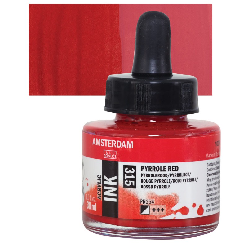 Amsterdam : Akrilik Mürekkep : 30 ml : Pyrrole Red