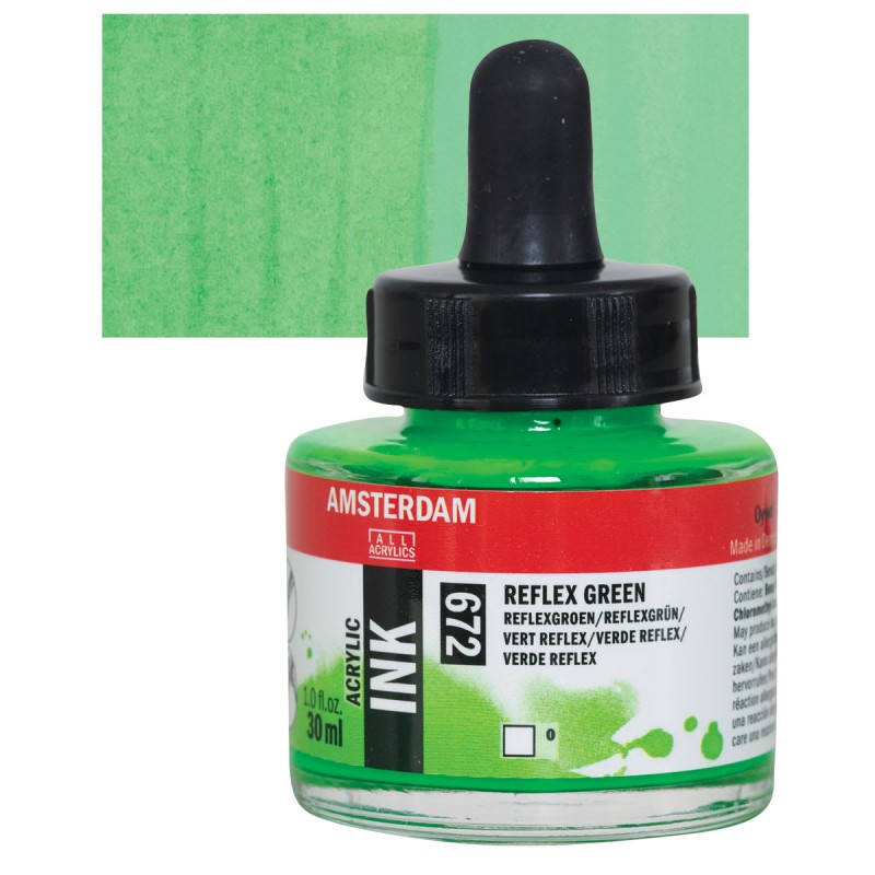 Amsterdam : Akrilik Mürekkep : 30 ml : Reflex Green