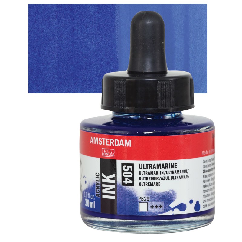 Amsterdam : Akrilik Mürekkep : 30 ml : Ultramarine
