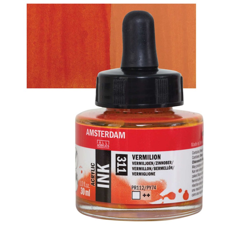 Amsterdam : Akrilik Mürekkep : 30 ml : Vermilion