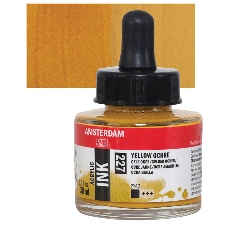 Amsterdam : Akrilik Mürekkep : 30 ml : Yellow Ochre