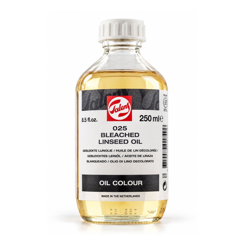Talens : Bleached Linseed Oil (Ağartılmış Keten Yağı) : 250 ml