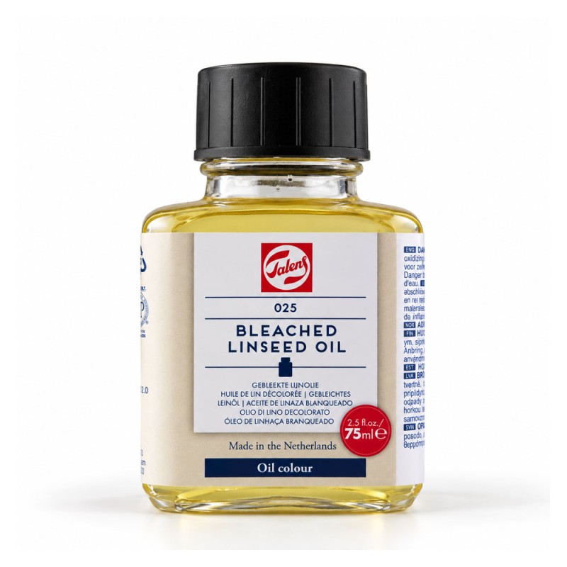 Talens : Bleached Linseed Oil (Ağartılmış Keten Yağı) : 75 ml