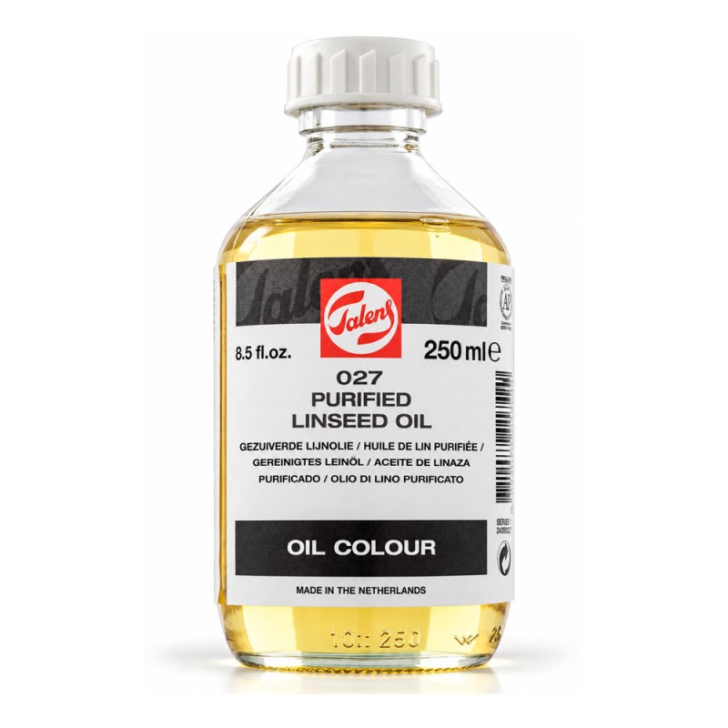Talens : Purified Linseed Oil (Saflaştırılmış Keten Yağı) : 250 ml