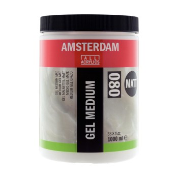 Amsterdam : Gel Medium : 080 : Matt : 1000 ml
