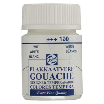 Talens : Gouache : Guaj Boya : 16 ml : White
