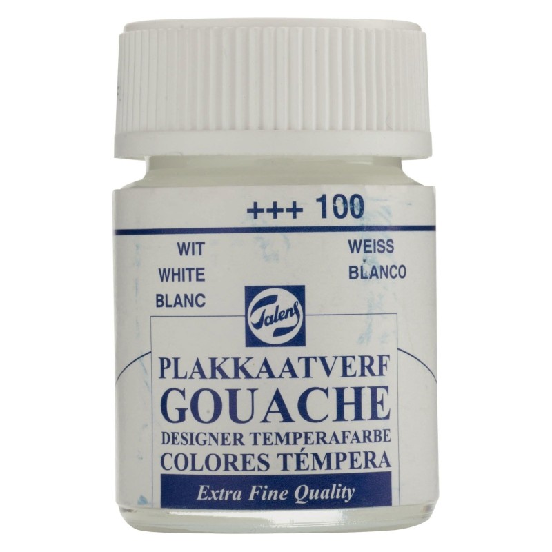 Talens : Gouache : Guaj Boya : 16 ml : White