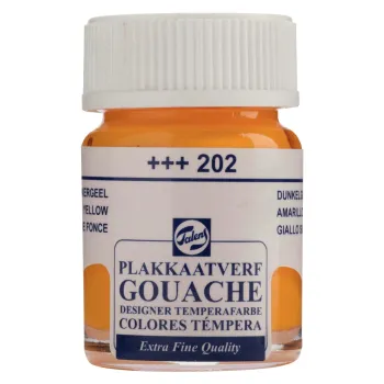 Talens : Gouache : Guaj Boya : 16 ml : Deep Yellow