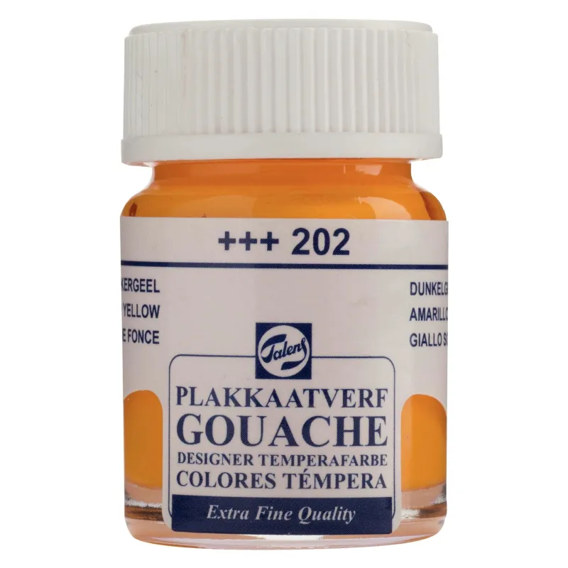 Talens : Gouache : Guaj Boya : 16 ml : Deep Yellow