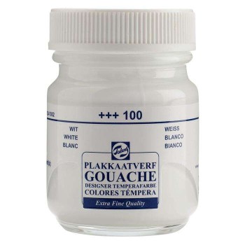 Talens : Gouache : Guaj Boya : 50 ml : White