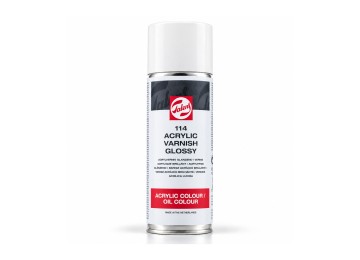 Talens : Acrylic Varnish Glossy (Parlak Akrilik & Yağlı Boya Verniği) : 400 ml Sprey