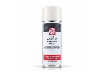 Talens : Acrylic Varnish Matt (Mat Akrilik & Yağlı Boya Verniği) : 400 ml Sprey