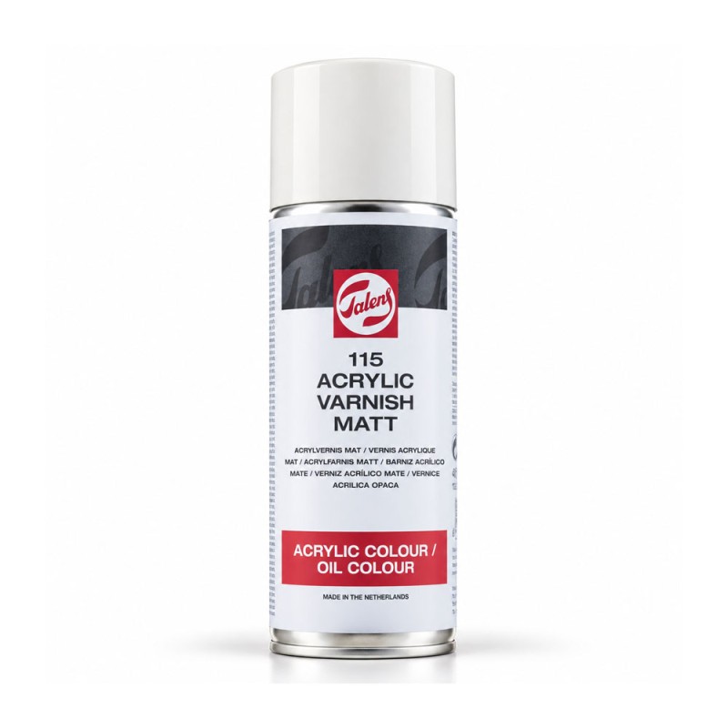 Talens : Acrylic Varnish Matt (Mat Akrilik & Yağlı Boya Verniği) : 400 ml Sprey