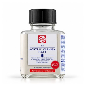 Talens : Acrylic Varnish Matt (Mat Akrilik & Yağlı Boya Verniği) : 75 ml