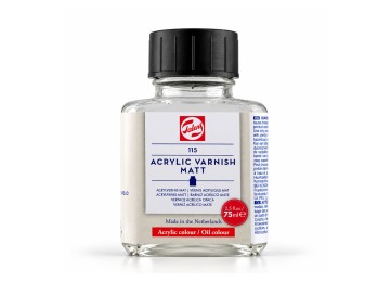 Talens : Acrylic Varnish Matt (Mat Akrilik & Yağlı Boya Verniği) : 75 ml