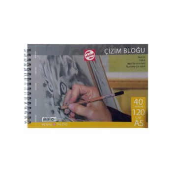 Talens : Çizim Defteri : A5 : 120 gr : 40 Yaprak
