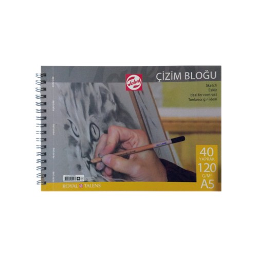 Talens : Çizim Defteri : A5 : 120 gr : 40 Yaprak