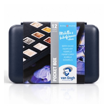 Van Gogh : Yarım Tablet Sulu Boya Seti : Specialty Colours : 12 Renk