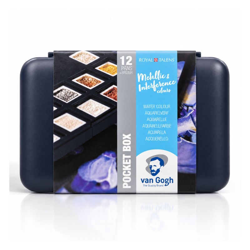 Van Gogh : Yarım Tablet Sulu Boya Seti : Specialty Colours : 12 Renk