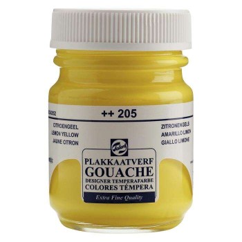 Talens : Gouache : Guaj Boya : 50 ml : Lemon Yellow (Primary)