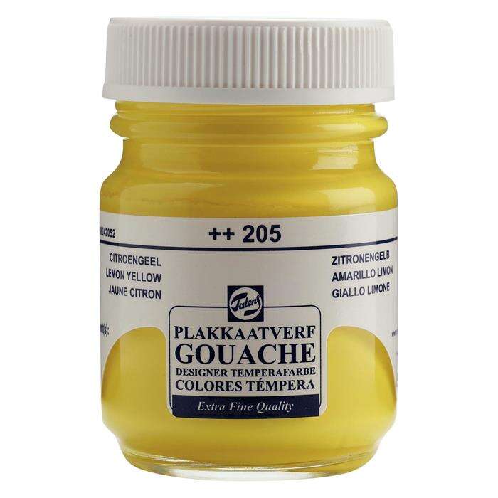 Talens : Gouache : Guaj Boya : 50 ml : Lemon Yellow (Primary)