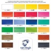 Van Gogh : Yarım Tablet Sulu Boya Seti : 18 Renk