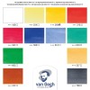 Van Gogh : Tüp Sulu Boya Seti : 12 Renk x10 ml : Ahşap Kutu (Aksesuar)