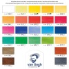 Van Gogh : Yarım Tablet Sulu Boya Seti : 24 Renk (Ahşap Kutu)