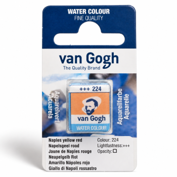 Van Gogh : Yarım Tablet Sulu Boya : Naples Yellow Red