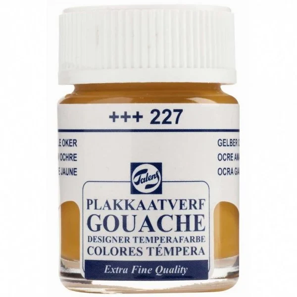 Talens : Gouache : Guaj Boya : 16 ml : Yellow Ochre