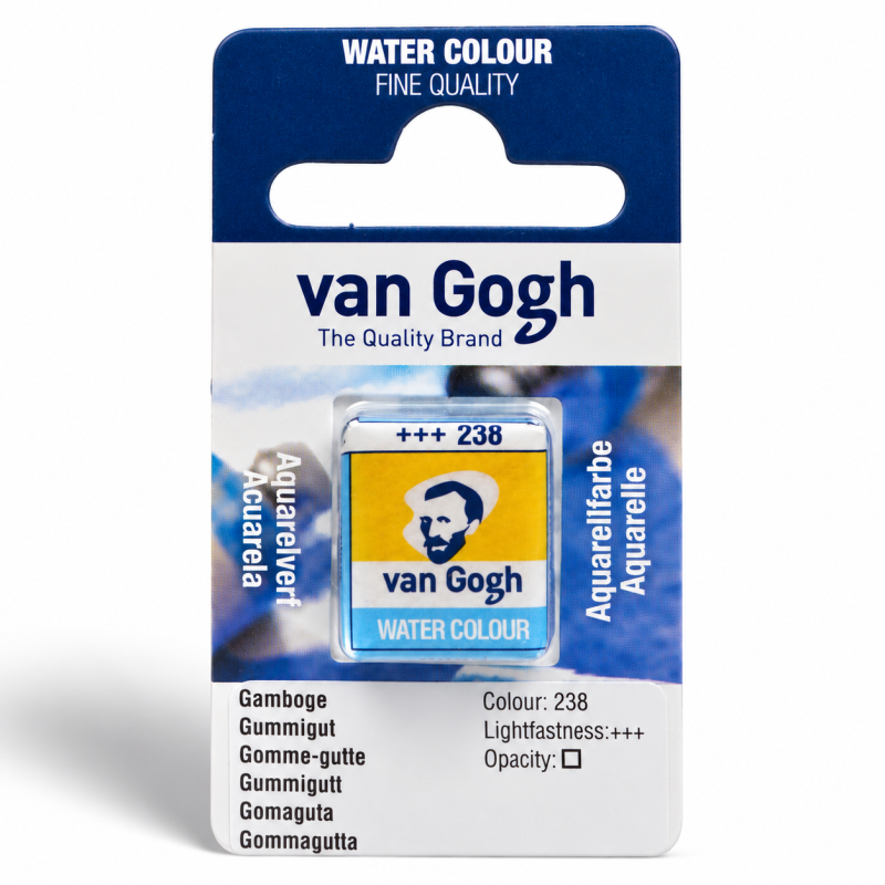 Van Gogh : Yarım Tablet Sulu Boya : Gamboge