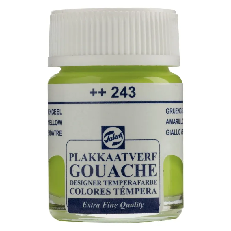 Talens : Gouache : Guaj Boya : 16 ml : Greenish Yellow