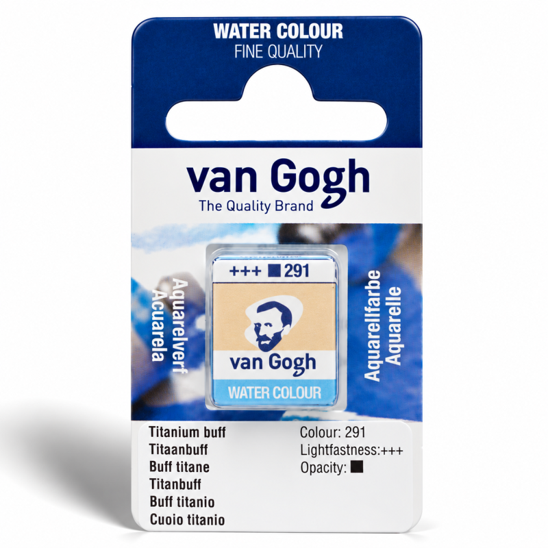 Van Gogh : Yarım Tablet Sulu Boya : Titanium Buff