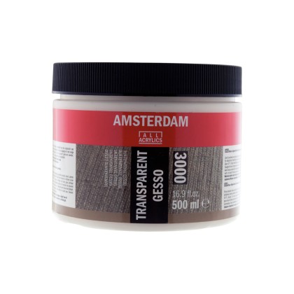 Amsterdam : Transparent Gesso : 3000 : 500 ml