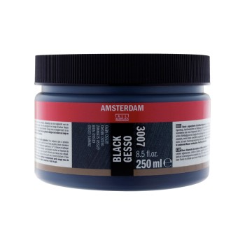Amsterdam : Black Gesso : 3007